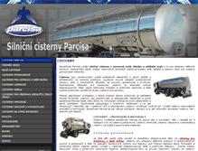 Tablet Screenshot of cisterny-parcisa.cz